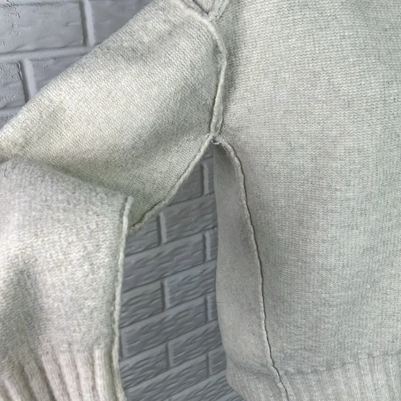 WE THE FREE EASTWOOD SWEATER OVERSIZE EXPOSED SEAM OATMEAL Free People Sz Small - Picture 6 of 12